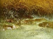 bruno liljefors beckasin i vatmark oil painting reproduction